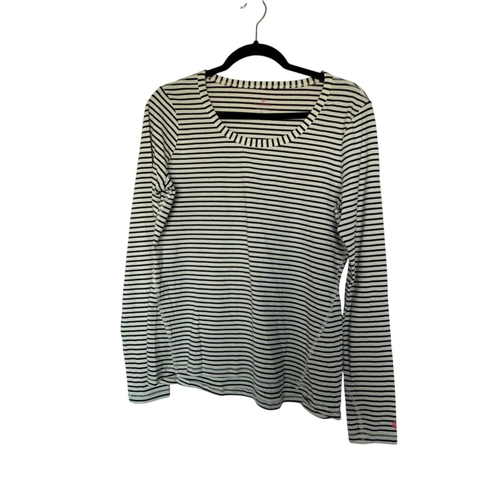NWT T by Talbots Striped Long Sleeve Tee, M